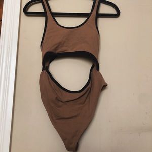 Urban Outfitters Brown Bodysuit